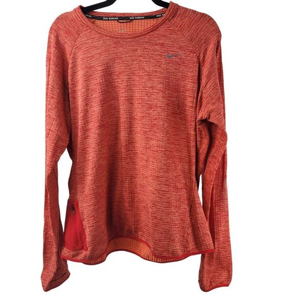 Nike Red Long Sleeve Women's Tee - Picture 2 of 11